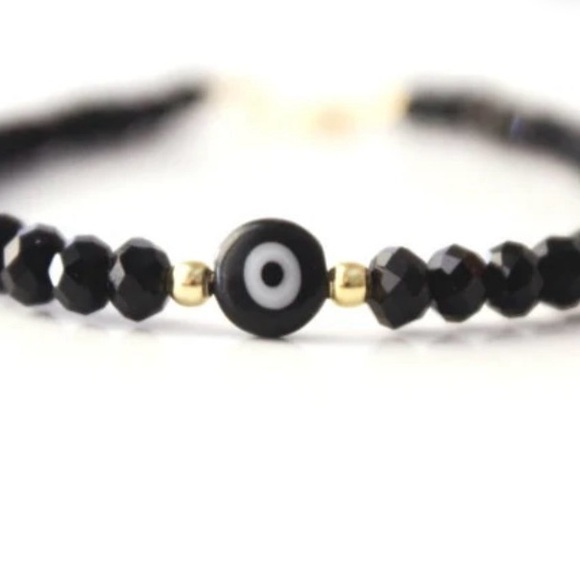 UNISEX - Mini Energy Beads Charm Turkish Lucky Evil Eye Bracelets - Picture 4 of 8
